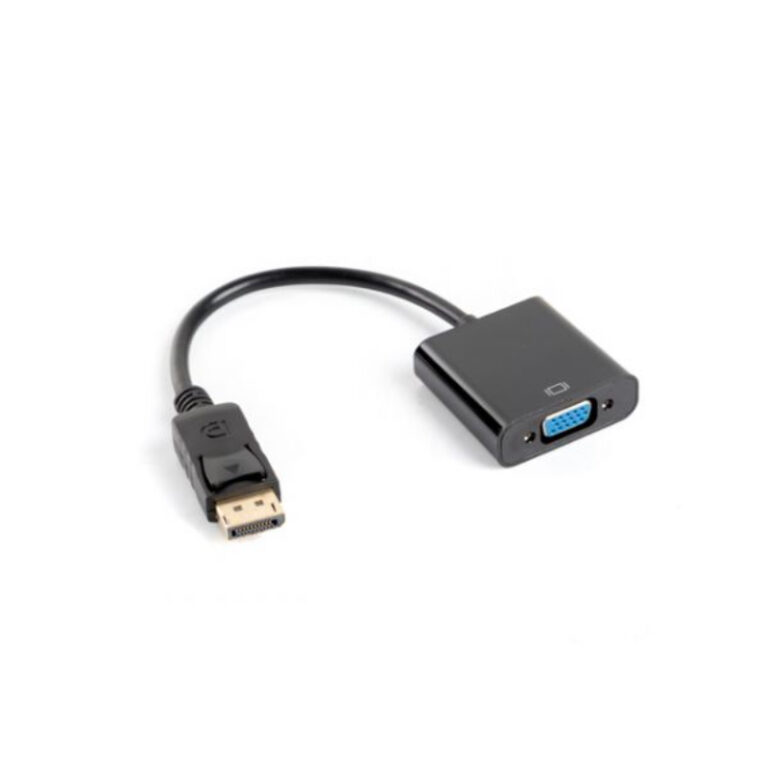 Adaptador Lanberg DisplayPort para VGA Preto
