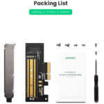 Adaptador UGREEN CM302 M.2 NVME para PCle 3.0_9