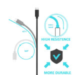 Cabo USB-C para USB-A 1m Ewent EC1033