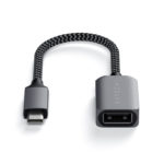 Cabo Adaptador USB-C para USB 3.0 Satechi Cinzento Sideral