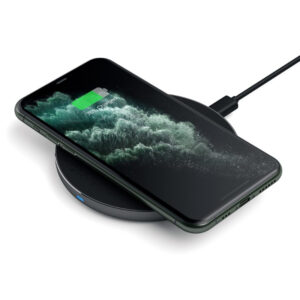 Carregador Wireless Qi USB-C Satechi Alumínio Cinzento