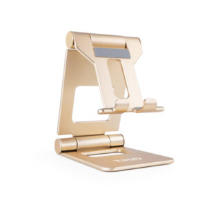 Suporte Mesa p Smartphone TooQ Ajustável Dourado