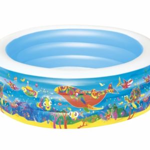 Piscina 3 anéis "Fundo Do Mar" 196X53CM