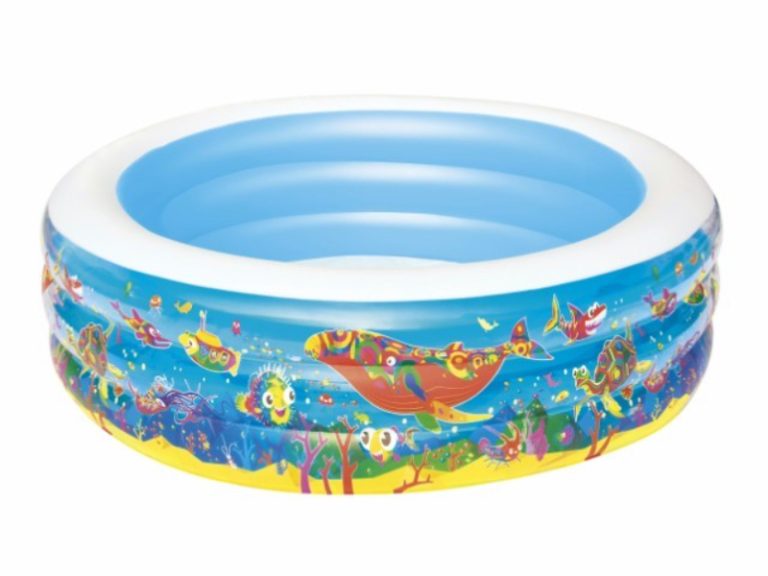 Piscina 3 anéis "Fundo Do Mar" 196X53CM