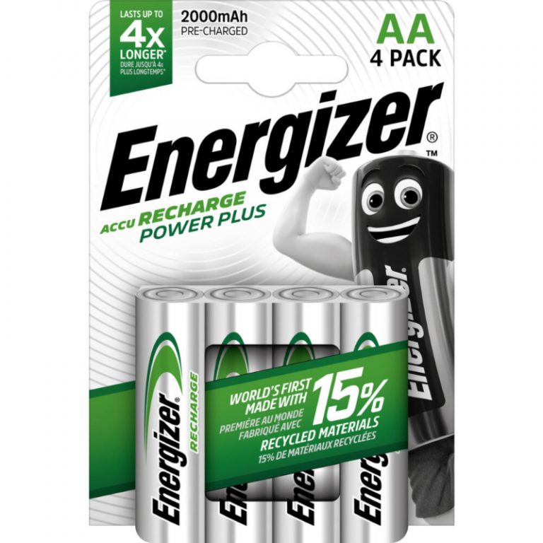 Pack 4 Pilhas Energizer Recarregáveis AA HR06 2000mHa