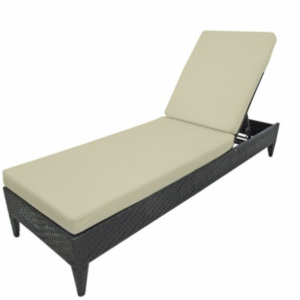 Espreguiçadeira Preta 196x65x30
