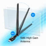 Adaptador USB Cudy WU1400 AC1300 High Gain Wi-Fi_2