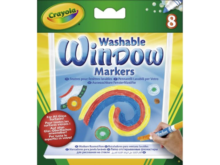 Crayola – Marcadores Washable Window Markers (8x)