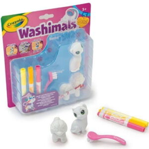 Crayola - Washimals Mini Set (Cão + Gato)