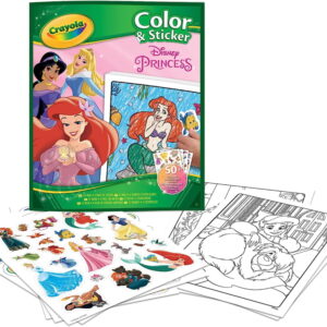Crayola - Folhas de Colorir Disney Princess + stickers