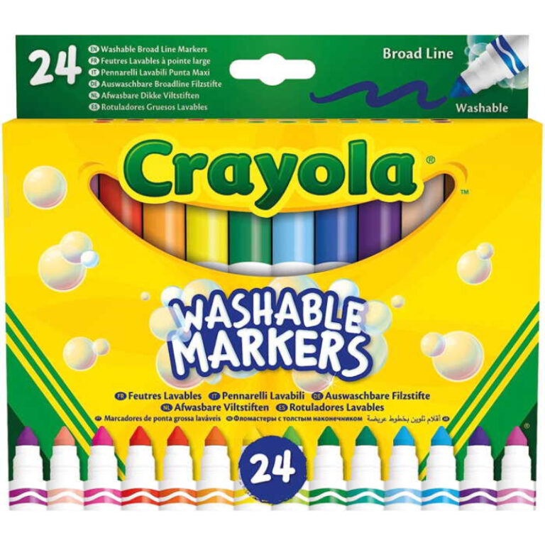 Crayola - Washable Markers Broad Line 24x
