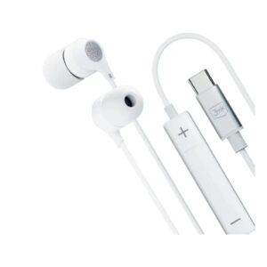 3MK Auriculares com Fio Usb-c Branco