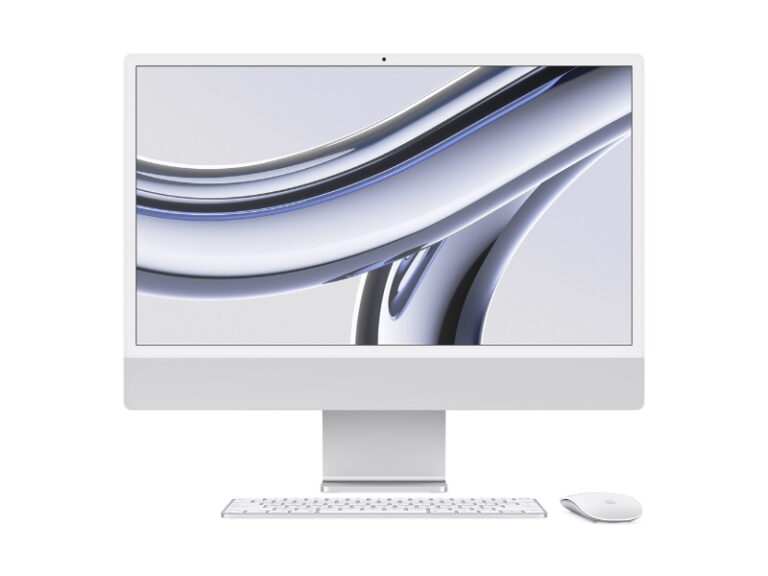 Apple iMac 24" | M3 CPU 8‑core, GPU 8-core | SSD 256GB | 8GB RAM | Prateado