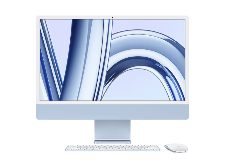 Apple iMac 24" | M3 CPU 8‑core, GPU 8-core | SSD 256GB | 8GB RAM | Azul