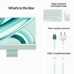 Apple iMac 24" | M3 CPU 8‑core, GPU 8-core | SSD 256GB | 8GB RAM | Verde