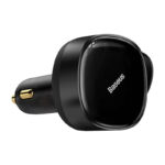 Carregador de Isqueiro Baseus Enjoyment Retractable 2-em-1 Car Charger 30W Preto