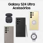 Smartphone Samsung Galaxy S24 Ultra 6.8" 12GB/512GB Dual SIM Preto Titânio