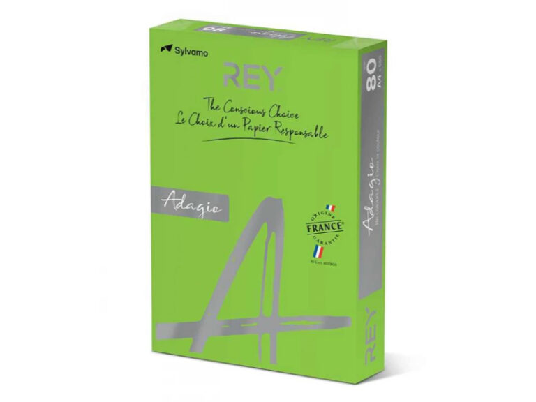 Papel REY Adagio A4 80gr/m2 1 Caixa = 5 resmas - Verde