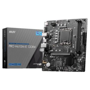 Motherboard Micro-ATX MSI Pro H610M-E DDR4