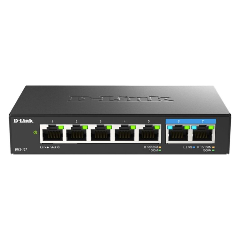 D-Link 7-Port Multi-Gigabit Unmanaged