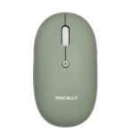 Rato Macally Recarregável Bluetooth | Verde
