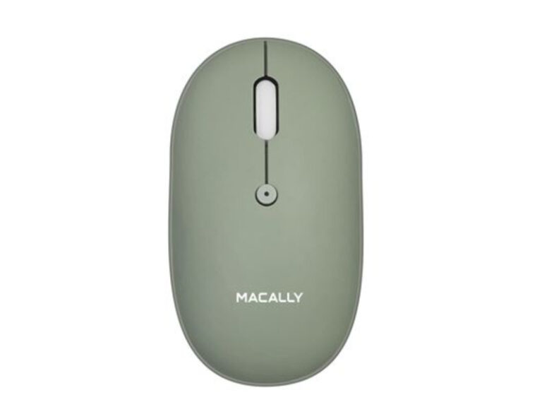 Rato Macally Recarregável Bluetooth | Verde