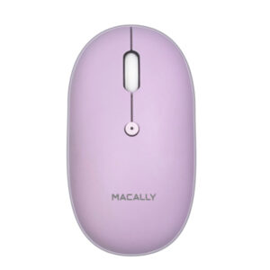 Rato Macally Recarregável Bluetooth | Roxo