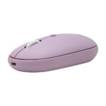 Rato Macally Recarregável Bluetooth | Roxo
