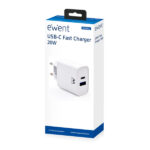 Adaptador de Corrente Ewent EW1321 20W Branco
