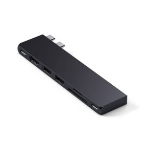 Hub USB-C Satechi Pro Hub Slim 6K 60Hz 100W Midnight Black