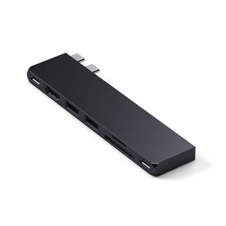 Hub USB-C Satechi Pro Hub Slim 6K 60Hz 100W Midnight Black