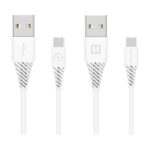 Cabo USB - USB-C Carregamento Rápido (1,5m-Branco) Swissten