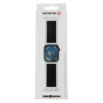 Bracelete Nylon Velcro Swissten para Apple Watch 38-41mm (Preto)
