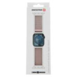 Bracelete Nylon Velcro Swissten para Apple Watch 42-49mm (Rosa dourado)