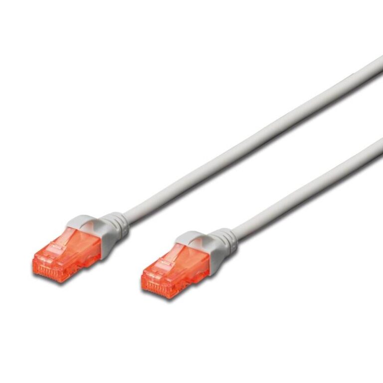 Cabo de Rede Ewent IM1033 Patch Cable CAT 6 UTP 20m Cinzento
