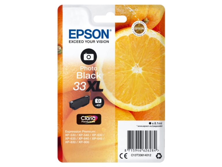 Tinteiro EPSON Serie 33XL Preto
