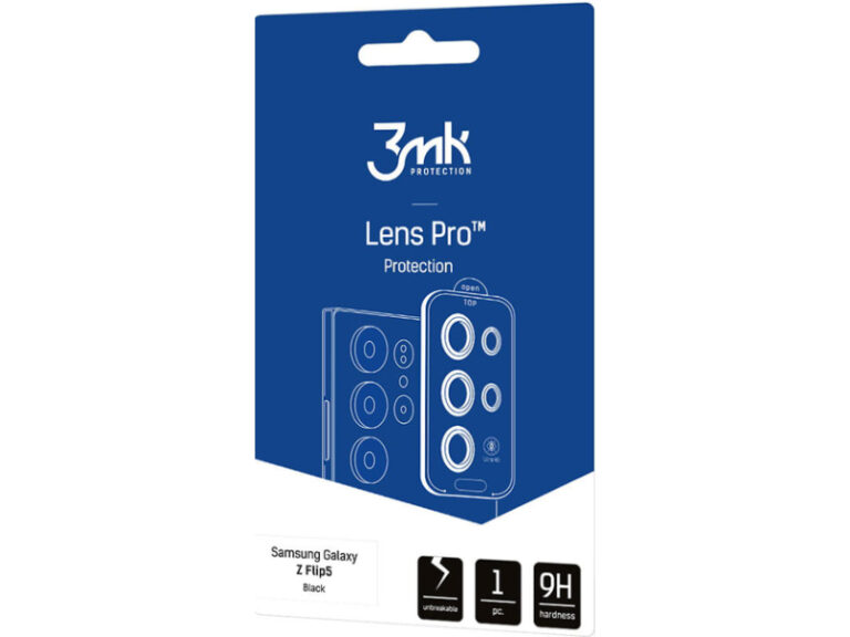 Película de vidro protetor 3MK Proteção de lente Pro para câmera Samsung Galaxy Z Flip 5