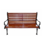 Banco de Jardim Ccostas Castanho 129X60X79CM