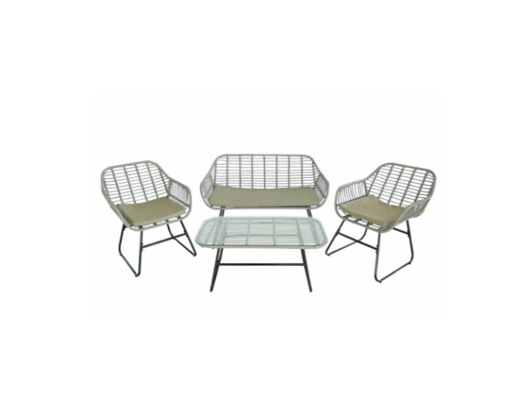 Conjunto 3 Cadeiras + Mesa Castanho 67X70X79CM