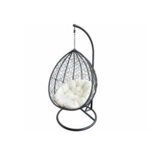 Cadeira de Baloiço Preto 99X68X118/195CM