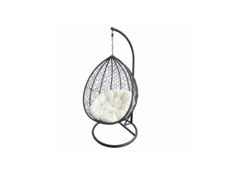 Cadeira de Baloiço Preto 99X68X118/195CM