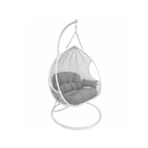 Cadeira de Baloiço Branco 120X133X70CM