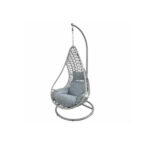 Cadeira de Baloiço Cinza 89X75X139/200CM