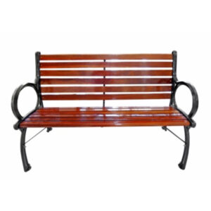 Banco de Jardim C/Costas Castanho 127X58X78CM