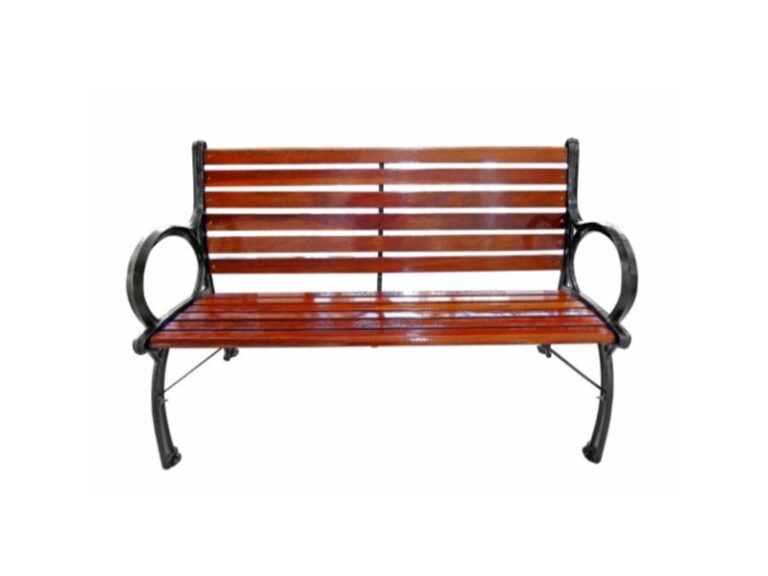 Banco de Jardim C/Costas Castanho 127X58X78CM