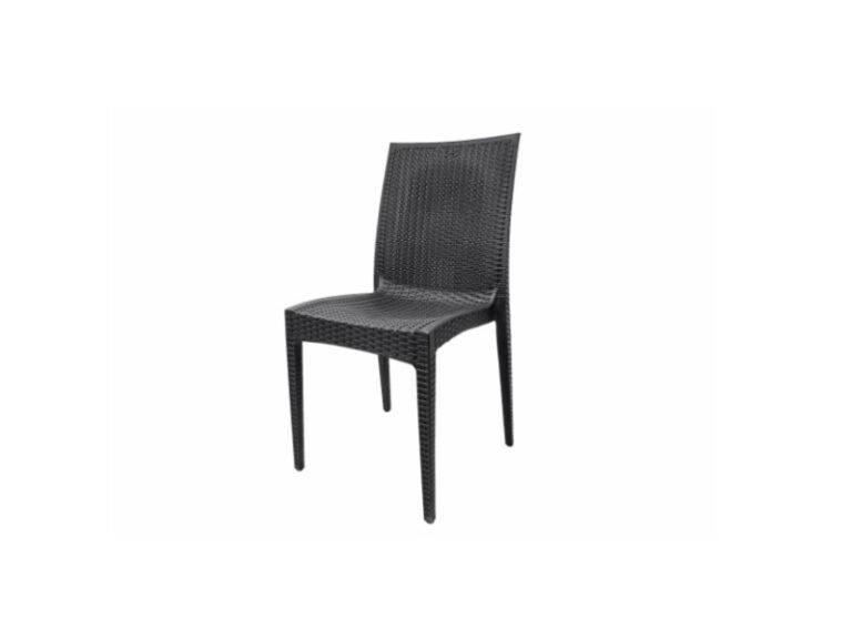 Cadeira Rattan Preto 43X44X88CM