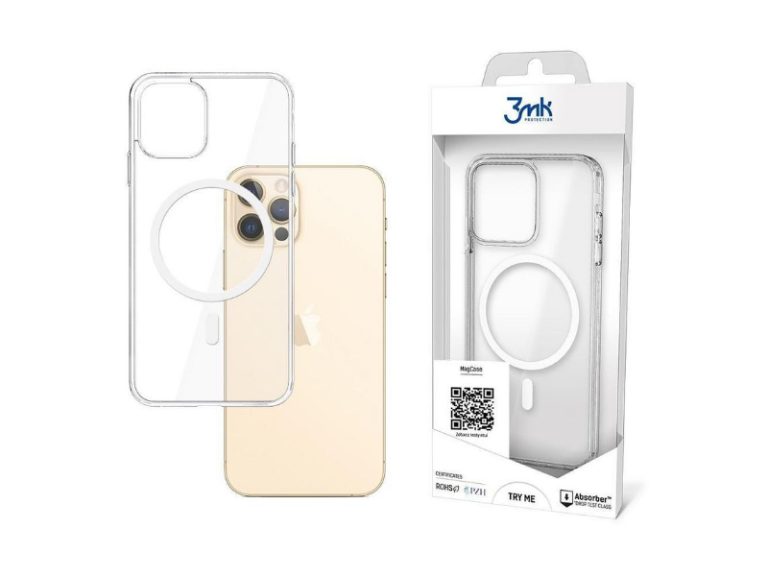 Capa Magcase 3MK iPhone 12/12 Pro Transparente