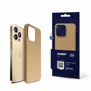 Capa 3mk iPhone 14 Pro Max Hardy MagCase Dourado