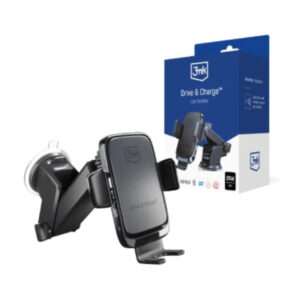 Suporte para carro 3MK Drive & Charge preto