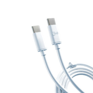 Cabo Usb-C 3Mk Hyper 2M 100W Branco 3MK